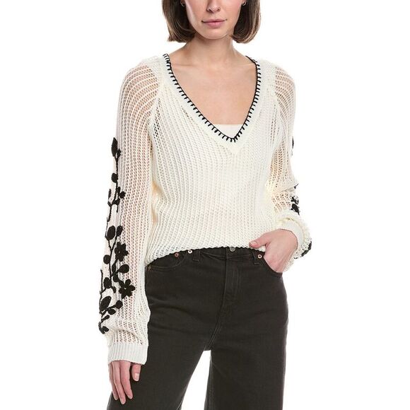 Beulah Sweaters - Beulah Womens  Sweater, White
